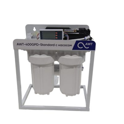 Система обратного осмоса AWT Standard RO-400 (400 GPD, 1500 л/сут) с контроллером, для школы и ресторана