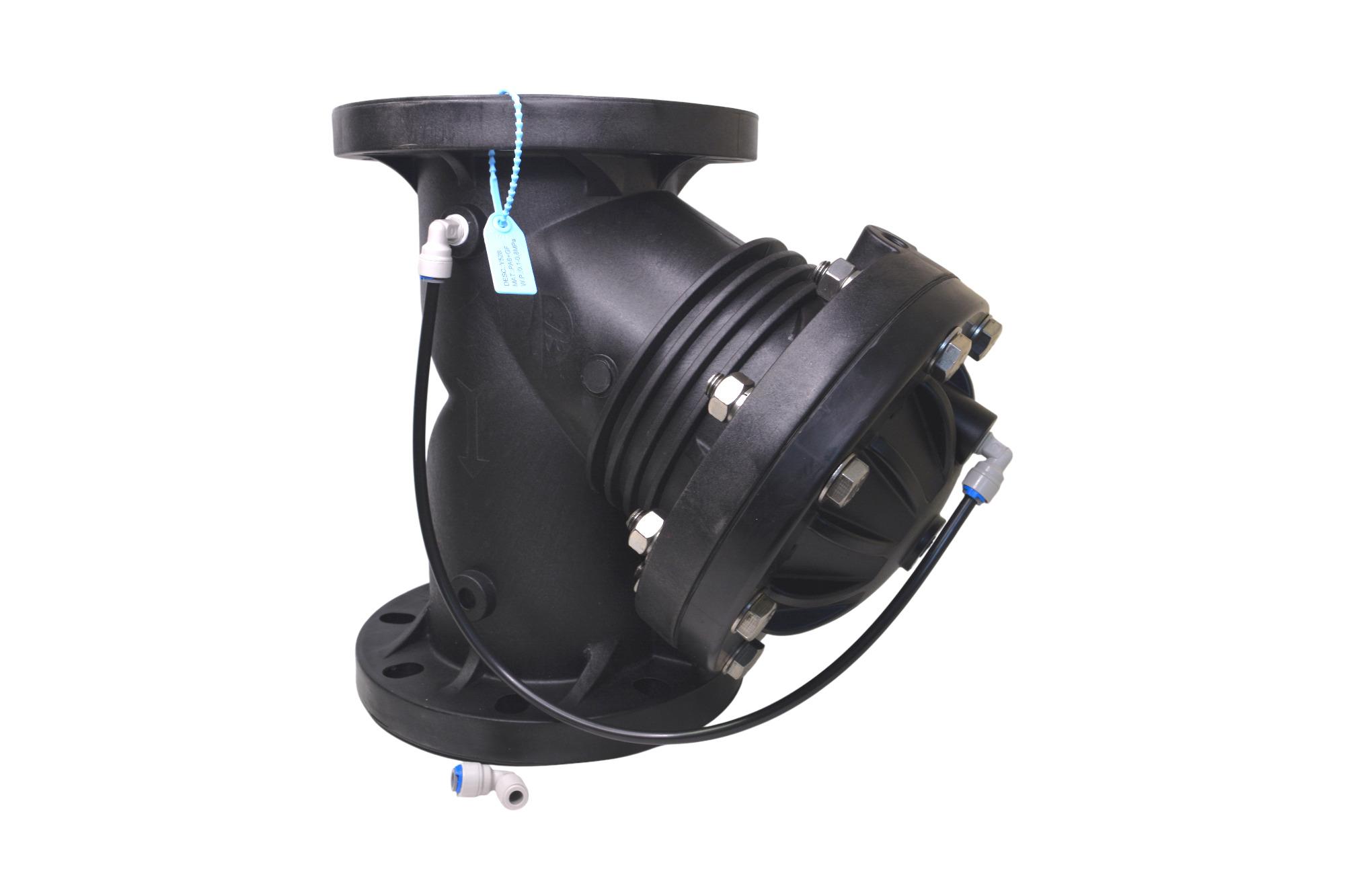 Y528 (YCB100) диафрагменный клапан 4″ DN100 NC нормально-закрытый PA — изображение 3
